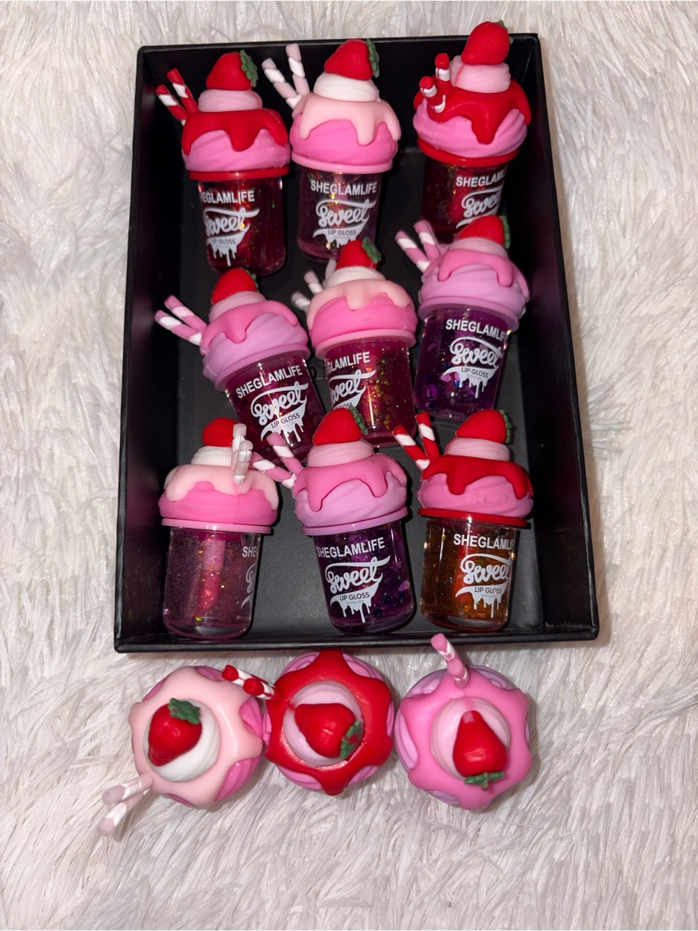 Sheglam MilkShake Ice Cream Lipgloss Lot of 12